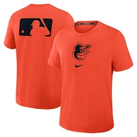 Men's Nike Orange Baltimore Orioles Authentic Collection Early Work Tri-Blend Performance T-Shirt