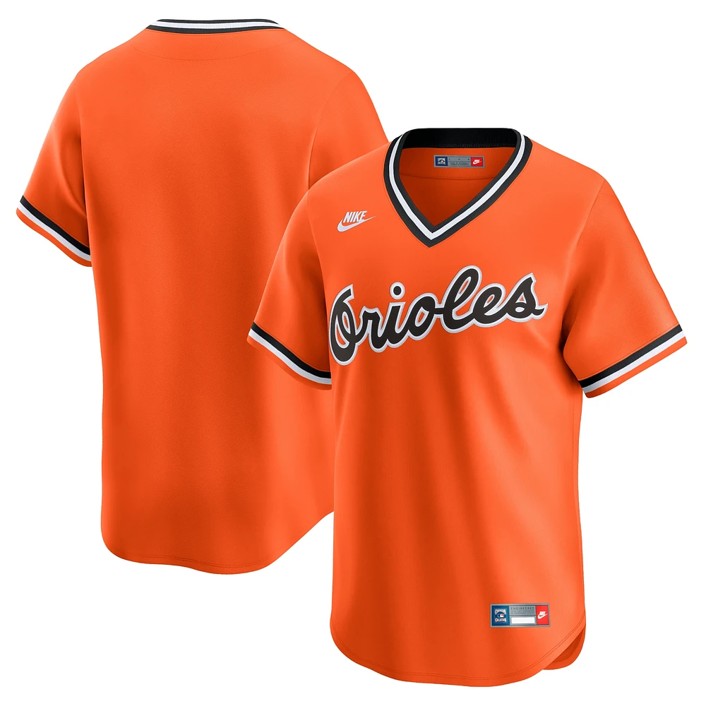 Men's Nike Orange Baltimore Orioles Cooperstown Collection Limited Jersey