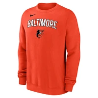 Men's Nike Orange Baltimore Orioles Pullover Sweatshirt