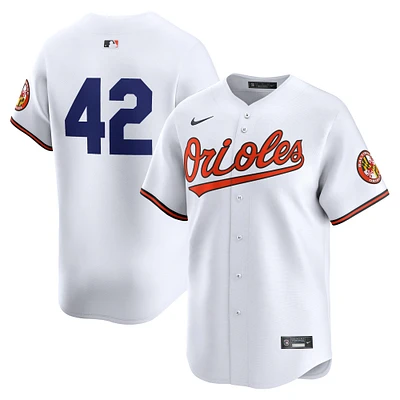 Maillot Nike blanc Baltimore Orioles 2024 Jackie Robinson Day Home Limited pour homme