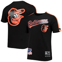 T-shirt à bandes Pro Standard noir/Baltimore Orioles pour homme