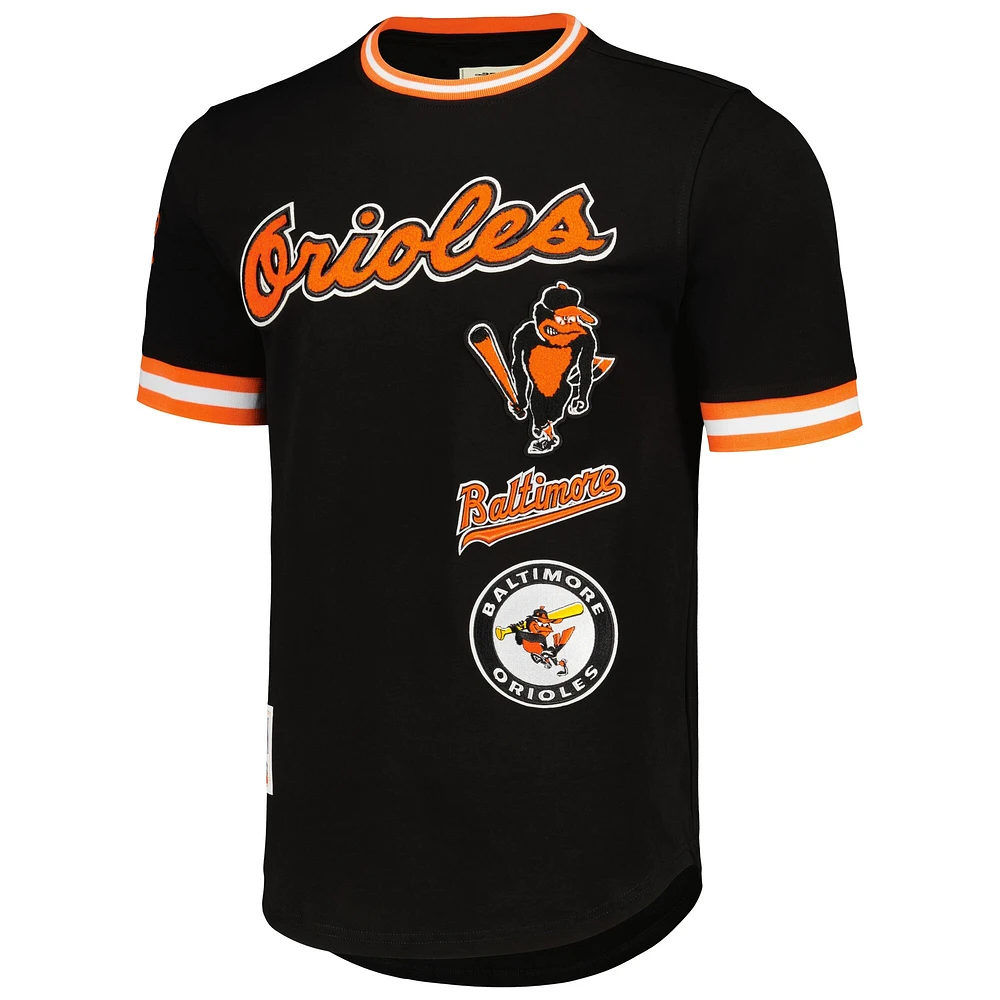 T-shirt classique rétro pour homme Pro Standard Black Baltimore Orioles Cooperstown Collection