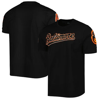 T-shirt Pro Standard noir avec logo de l'équipe Baltimore Orioles pour homme