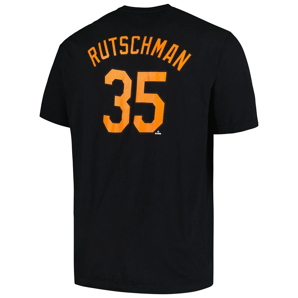 Men's Profile Adley Rutschman Black Baltimore Orioles Big & Tall Name Number T-Shirt