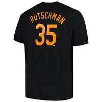 Men's Profile Adley Rutschman Black Baltimore Orioles Big & Tall Name Number T-Shirt