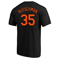 Men's Profile Adley Rutschman Black Baltimore Orioles Big & Tall Name Number T-Shirt