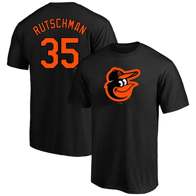 Men's Profile Adley Rutschman Black Baltimore Orioles Big & Tall Name Number T-Shirt