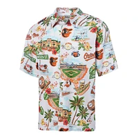 Men's Reyn Spooner White Baltimore Orioles Scenic Button-Up Shirt