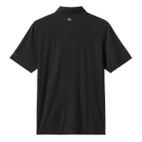 Polo TravisMathew noir pour homme, motif éliminatoire des Orioles de Baltimore