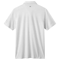 Men's TravisMathew White Baltimore Orioles Top Recruit Tri-Blend Polo