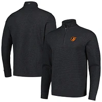 Veste noire à quart de zip Vineyard Vines pour hommes des Orioles Baltimore