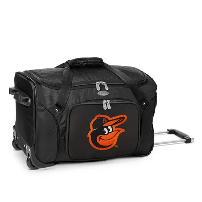 Baltimore Orioles MOJO 22" 2-Wheeled Duffel Bag - Black