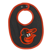 Newborn & Infant Baltimore Orioles Tied Up Bodysuit, Bib Bootie Set