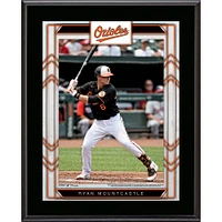Plaque de joueur sublimée encadrée de 10,5" x 13" de Ryan Mountcastle, Orioles de Baltimore