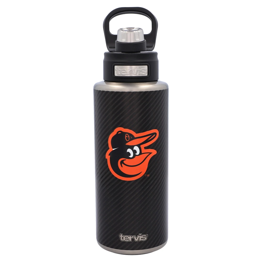 Tervis Baltimore Orioles 32oz. Carbon Fiber Wide Mouth Bottle