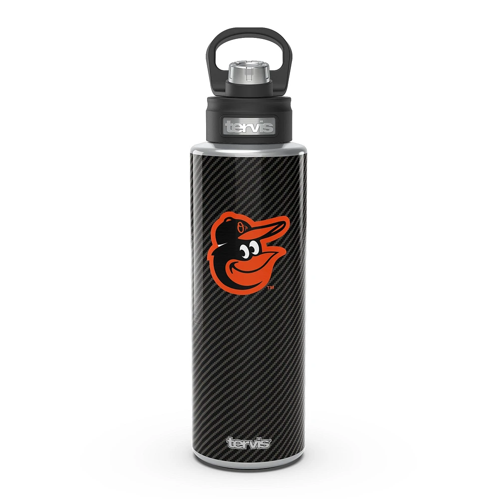 Tervis Baltimore Orioles 40oz. Carbon Fiber Wide Mouth Water Bottle