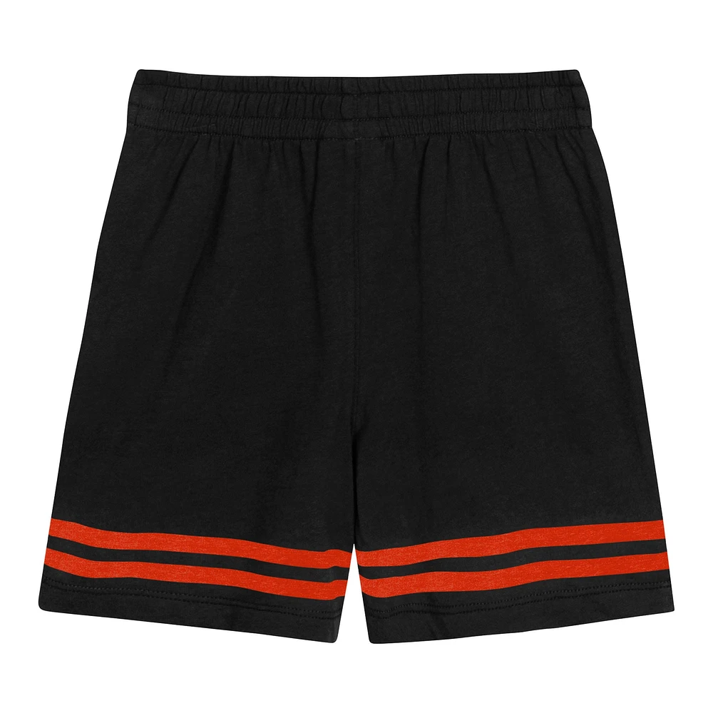Toddler  Black Baltimore Orioles Bonus Ball T-Shirt & Shorts Set