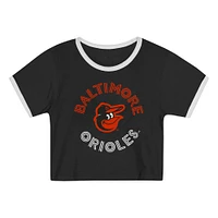 Toddler  Black Baltimore Orioles Double Run T-Shirt & Shorts Set