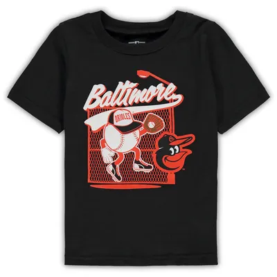 Lids Baltimore Orioles Tiny Turnip Women's Base Stripe T-Shirt