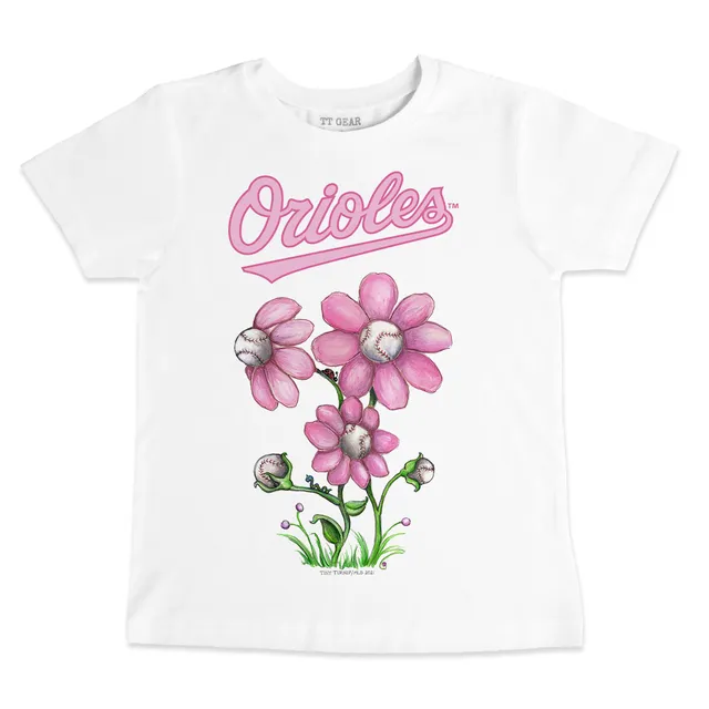 Lids Boston Red Sox Tiny Turnip Girls Youth Blooming Baseballs Fringe T- Shirt - White