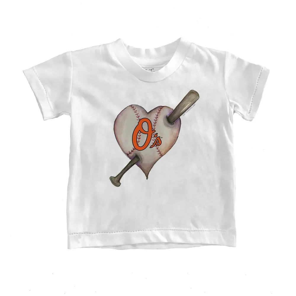 Lids Baltimore Orioles Tiny Turnip Youth TT Rex T-Shirt - White