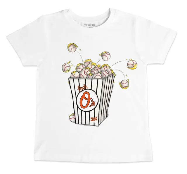 Lids Baltimore Orioles Tiny Turnip Women's S'mores T-Shirt - White