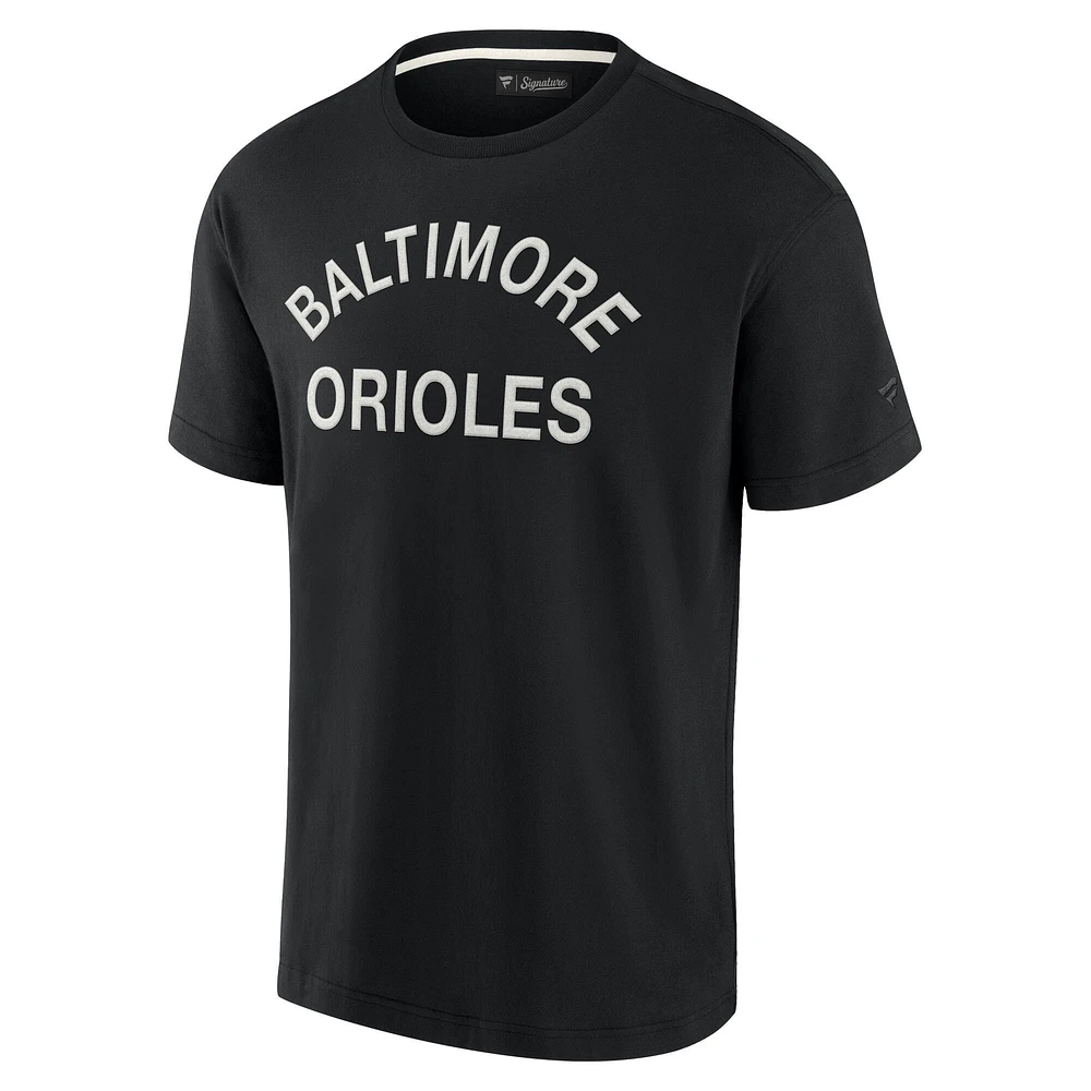 Unisex Fanatics Black Baltimore Orioles Elements Super Soft Short Sleeve T-Shirt