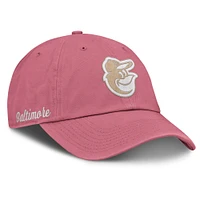 Casquette ajustable Nike rose unisexe du club des Orioles de Baltimore