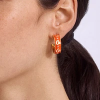 WEAR By Erin Andrews x BaubleBar Baltimore Orioles Enamel Hoop Earrings