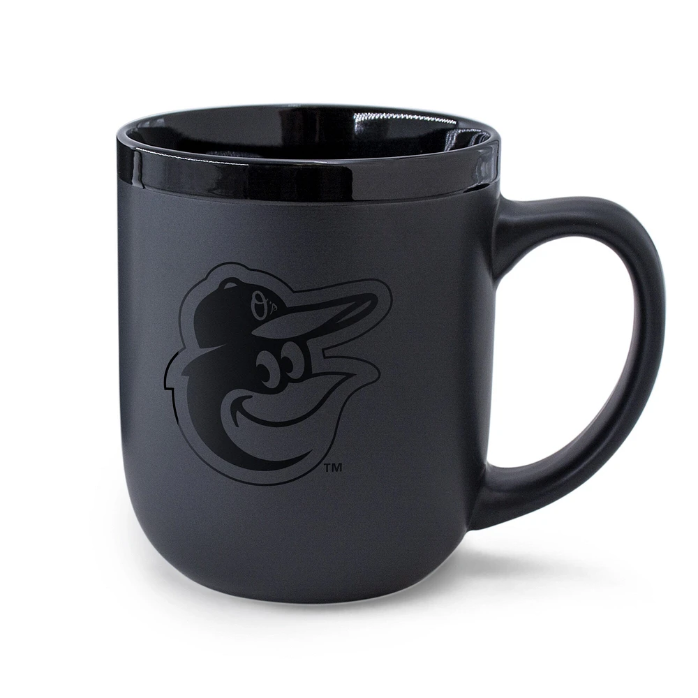 WinCraft Orioles de Baltimore 17 oz. Tasse noire ton sur ton