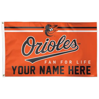 Baltimore Orioles WinCraft 3' x 5' One-Sided Deluxe Personalized Flag