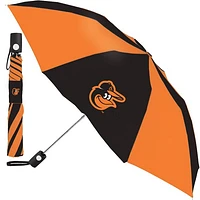 Parapluie pliant WinCraft noir/orange Baltimore Orioles 42''