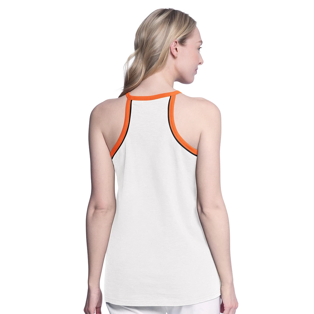 Women's G-III 4Her by Carl Banks  White Baltimore Orioles Curveball Tank Top