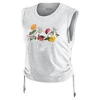 Women's WEAR by Erin Andrews  Heather Gray Baltimore Orioles Cinched Tank Top