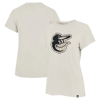 T-shirt Panthera Frankie des Orioles de Baltimore '47 Oatmeal pour femmes