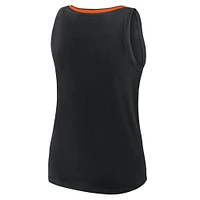 Women's Black Baltimore Orioles Stellar Win V-Neck Tank Top