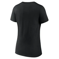Women's  Black Baltimore Orioles Unrivaled V-Neck T-Shirt