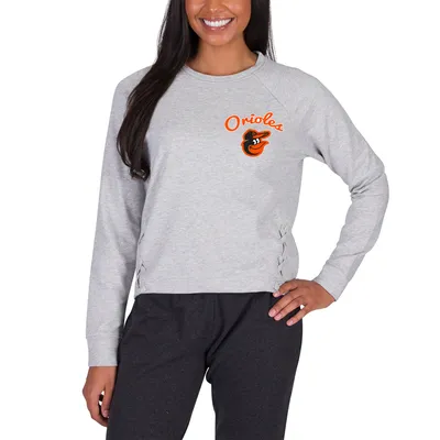 Baltimore Orioles Concepts Sport Women's Greenway Long Sleeve Top - Gray