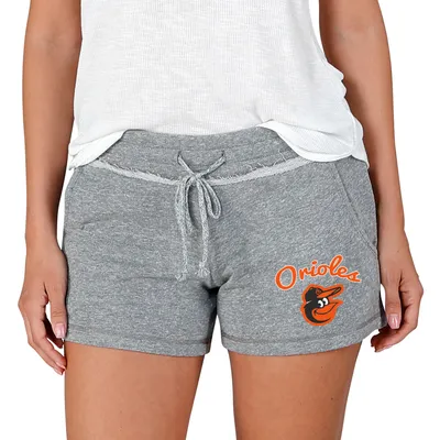 Baltimore Orioles Concepts Sport Women's Mainstream Terry Shorts - Gray