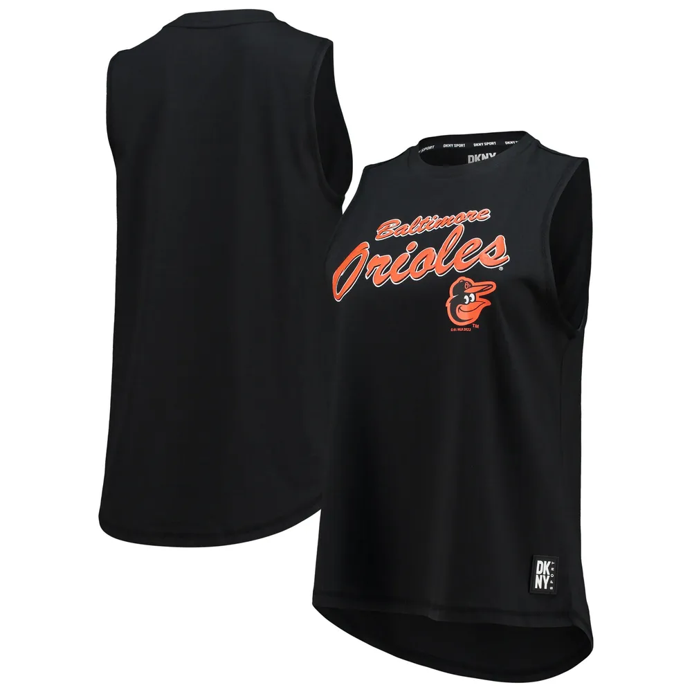 Lids Baltimore Orioles DKNY Sport Women's Marcie Tank Top - Black