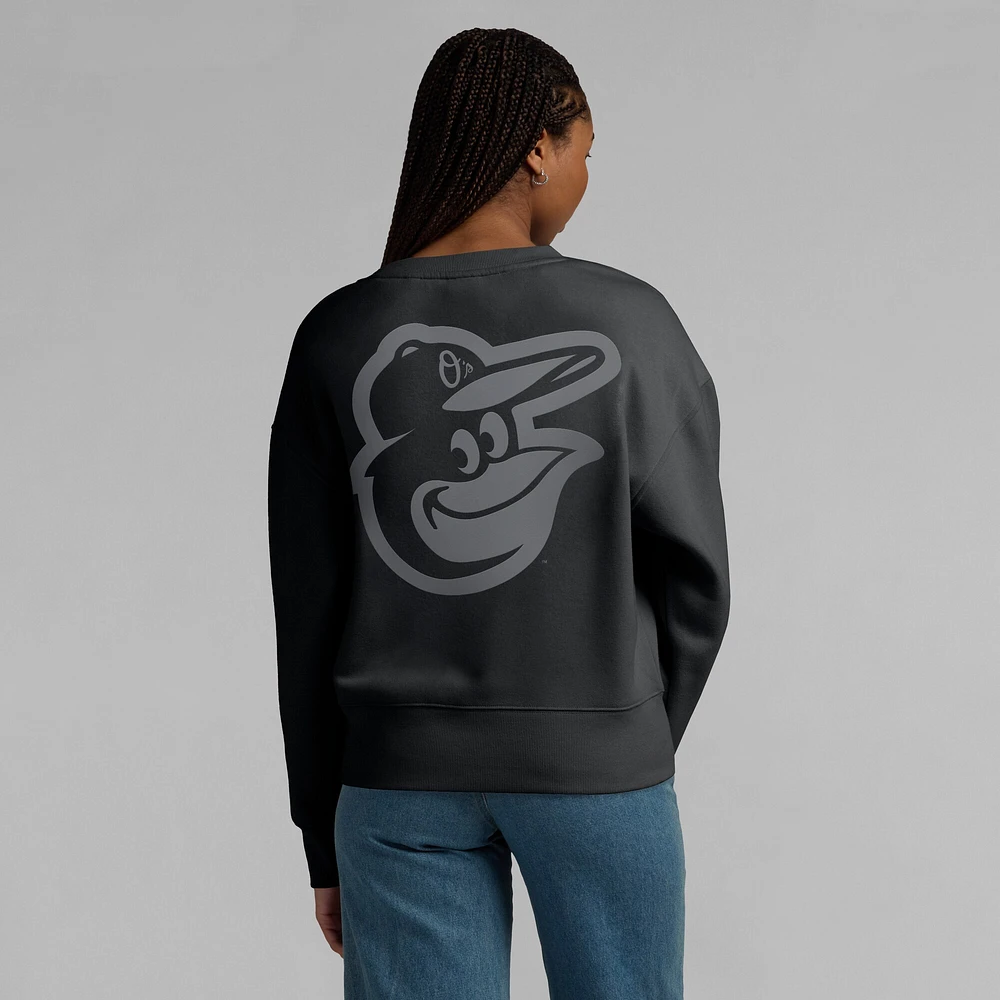 Sweat-shirt à capuche noir Fanatics Baltimore Orioles Elements Flow pour femme