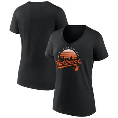 Baltimore Orioles Fanatics Branded Women's One Champion V-Neck T-Shirt - Black