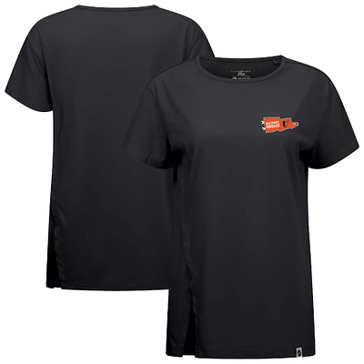 Women's Levelwear Black Baltimore Orioles Influx Rafters T-Shirt