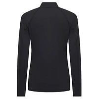 Women's Levelwear Black Baltimore Orioles Kinetic Insignia 2.0 Raglan Quarter-Zip Top