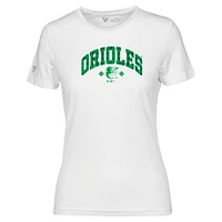 Women's Levelwear White Baltimore Orioles St. Patrick's Day Maddox Plaid T-Shirt