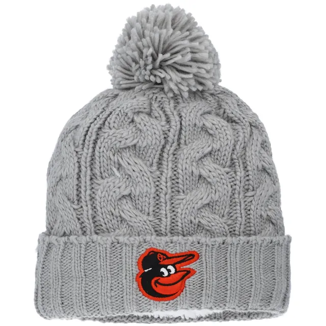 Men's Fanatics Branded Gray Arizona Diamondbacks Cuffed Knit Hat with Pom