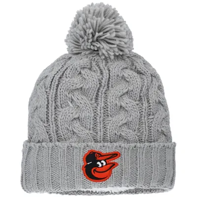 Lids Baltimore Ravens WEAR by Erin Andrews Women's Neutral Cuffed Knit Hat  with Pom - Tan