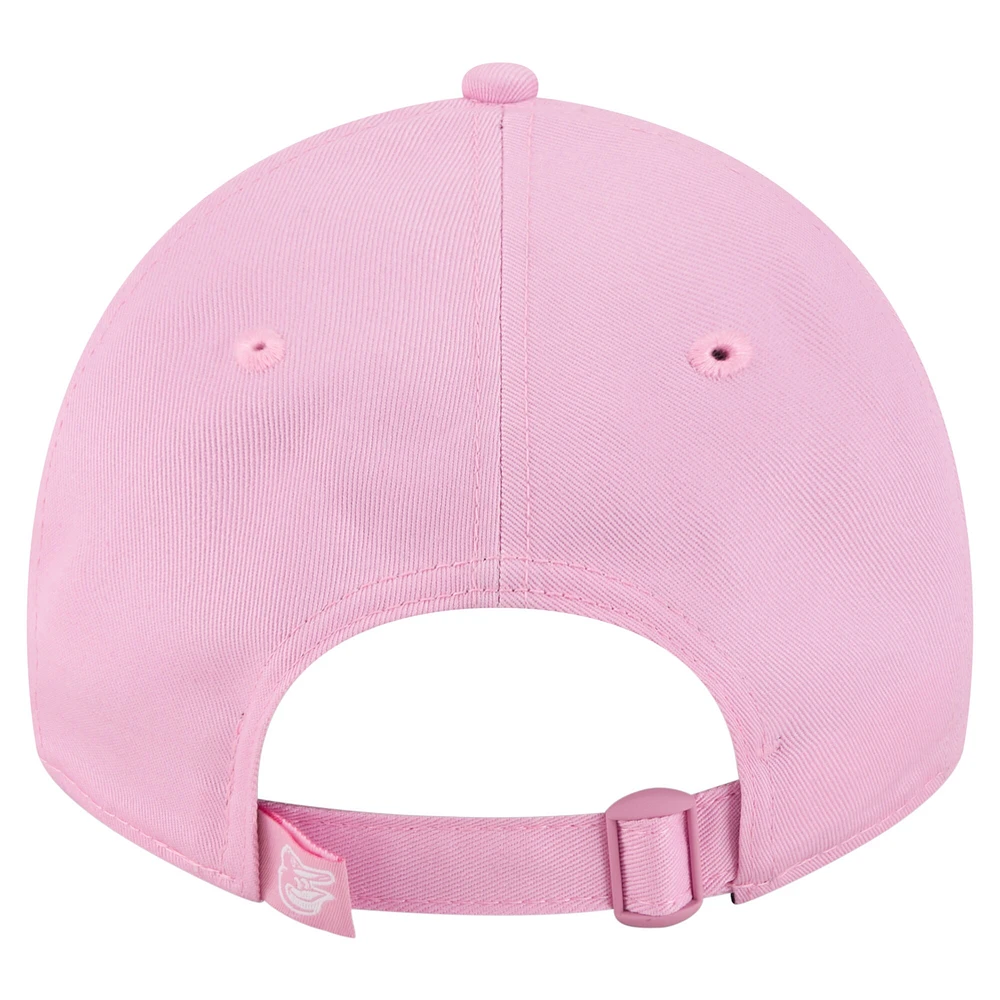 Women's New Era Pink Baltimore Orioles Mother's Day 9TWENTY Adjustable Hat