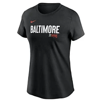 Women's Nike Adley Rutschman Black Baltimore Orioles City Connect Fuse Name & Number T-Shirt