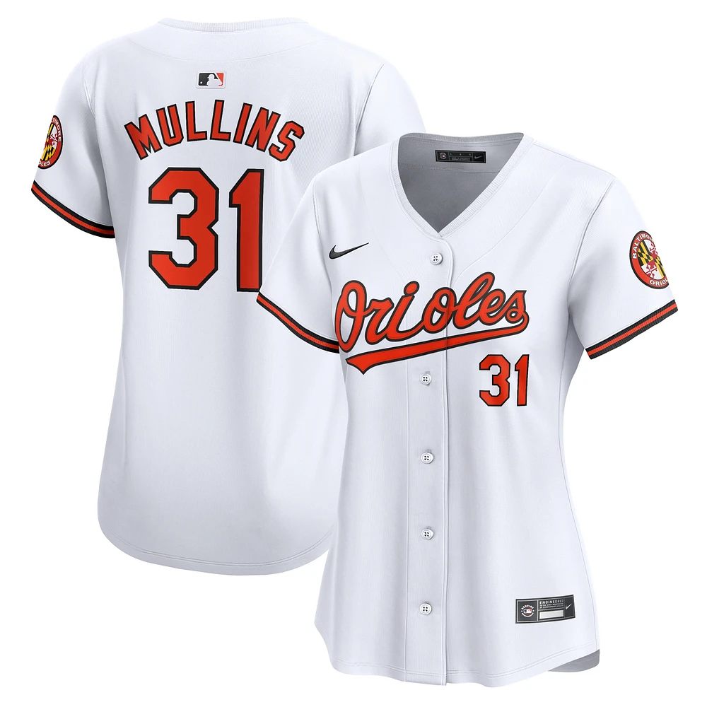 Women's Nike Cedric Mullins White Baltimore Orioles Home Limited Player Jersey